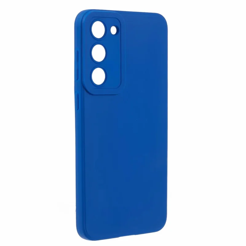 سلسلة YX لهاتف سامسونج جالكسي S23 غطاء خلفي مقاوم للصدمات بلون أزرق (فتحات دقيقة) - أزرق