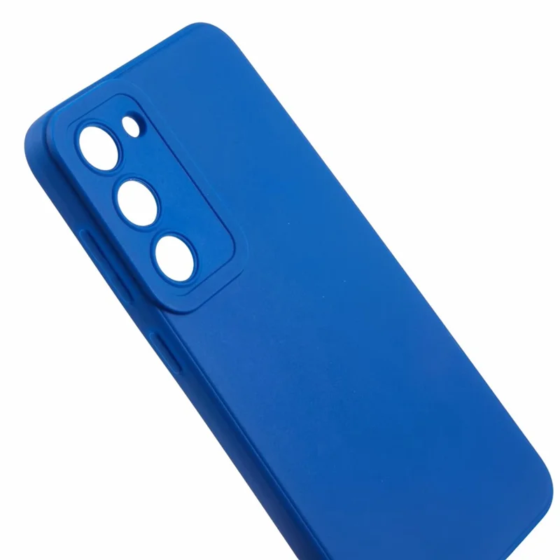 سلسلة YX لهاتف سامسونج جالكسي S23 غطاء خلفي مقاوم للصدمات بلون أزرق (فتحات دقيقة) - أزرق