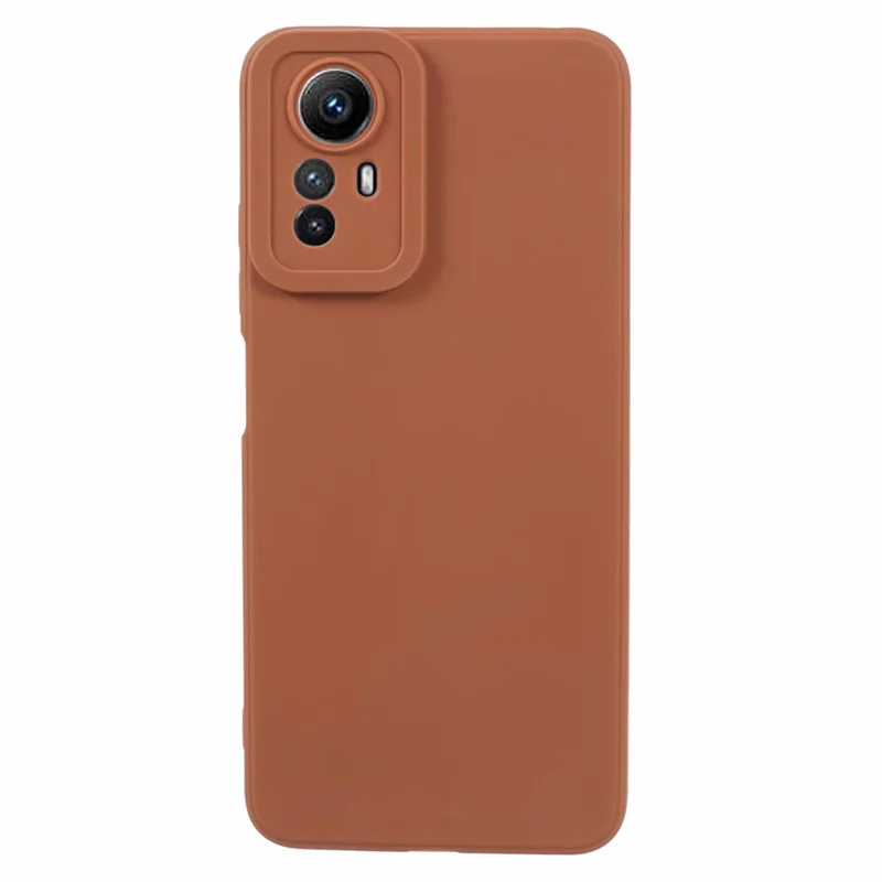 YX Series For Xiaomi Redmi Note 12S 4G TPU Case Mobile Phone Matte Cover (Precise Cutout) - Brown
