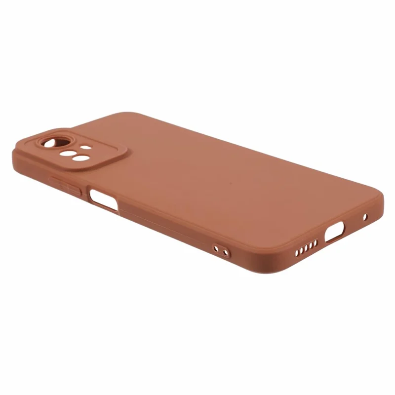 YX Series For Xiaomi Redmi Note 12S 4G TPU Case Mobile Phone Matte Cover (Precise Cutout) - Brown