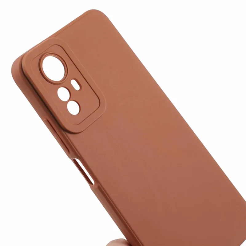 YX Series For Xiaomi Redmi Note 12S 4G TPU Case Mobile Phone Matte Cover (Precise Cutout) - Brown