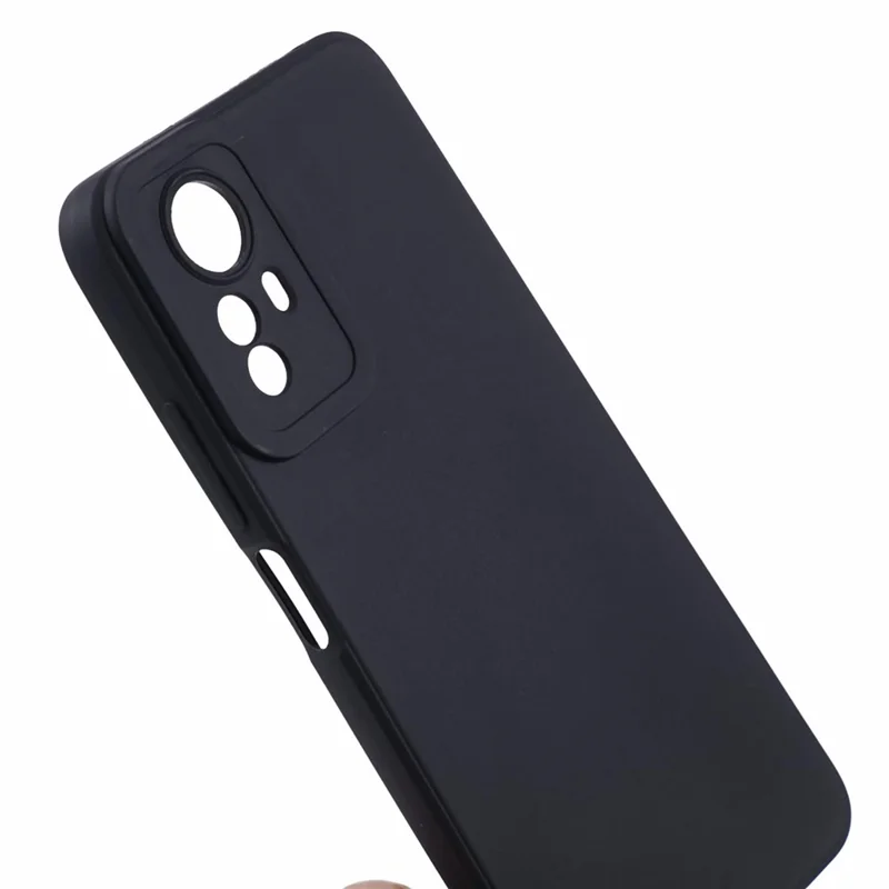 YX Series For Xiaomi Redmi Note 12S 4G TPU Case Mobile Phone Matte Cover (Precise Cutout) - Black