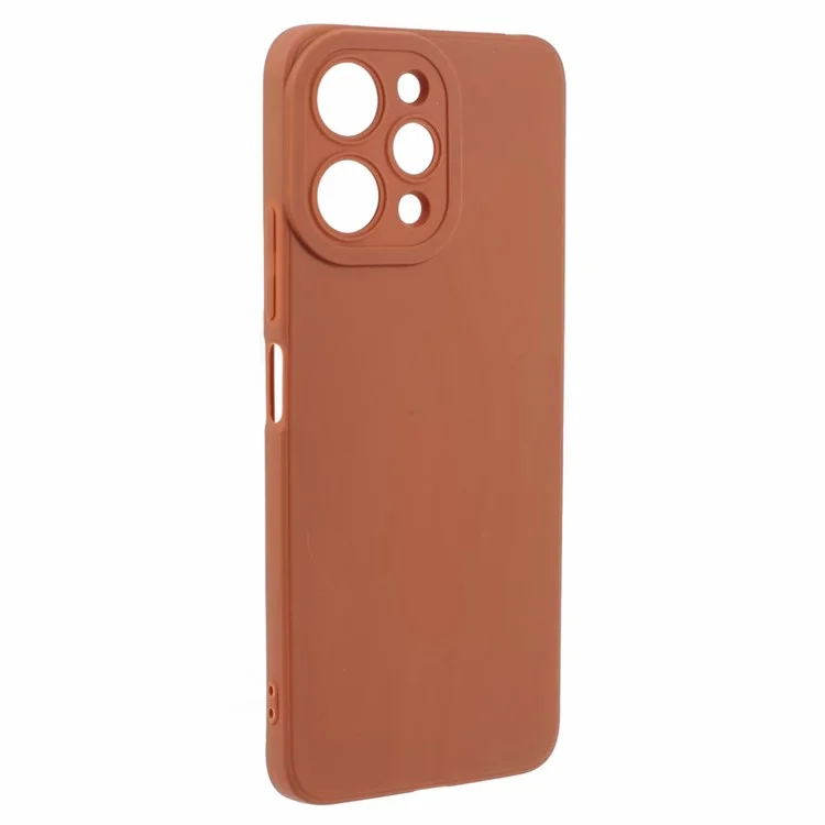 YX Series para Xiaomi Redmi 12 4G Funda Antideslizante de TPU Mate (Corte Preciso) - Marrón