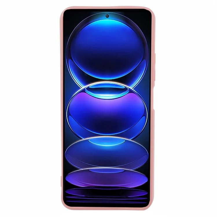 YX Series per Xiaomi Redmi Note 12 Pro+ 5G Custodia per Telefono Flessibile Opaca in TPU (Taglio Preciso) - Rosa