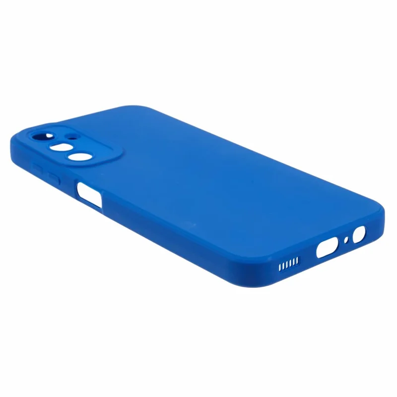 YX Series For Samsung Galaxy A14 5G / A14 4G Case Anti-fingerprint TPU Cover (Precise Cutout) - Blue
