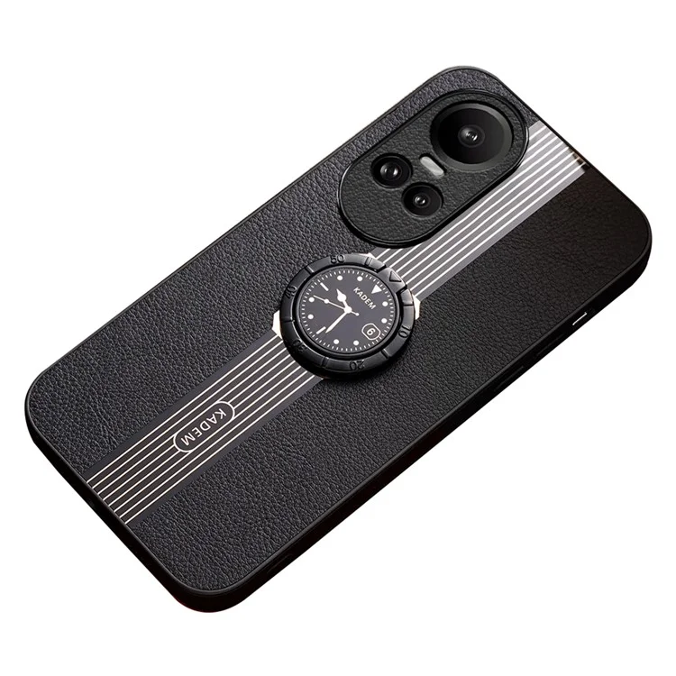 KADEM Para Oppo Reno10 5G (Global) / Reno10 Pro 5G (Global) Capas de Celular Anel de Suporte Traseiro - Preto