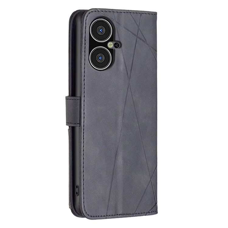 BINFEN COLOR BF05 Per TECNO Pova Neo 3 4G Custodia in pelle PU a prova di caduta - Nero