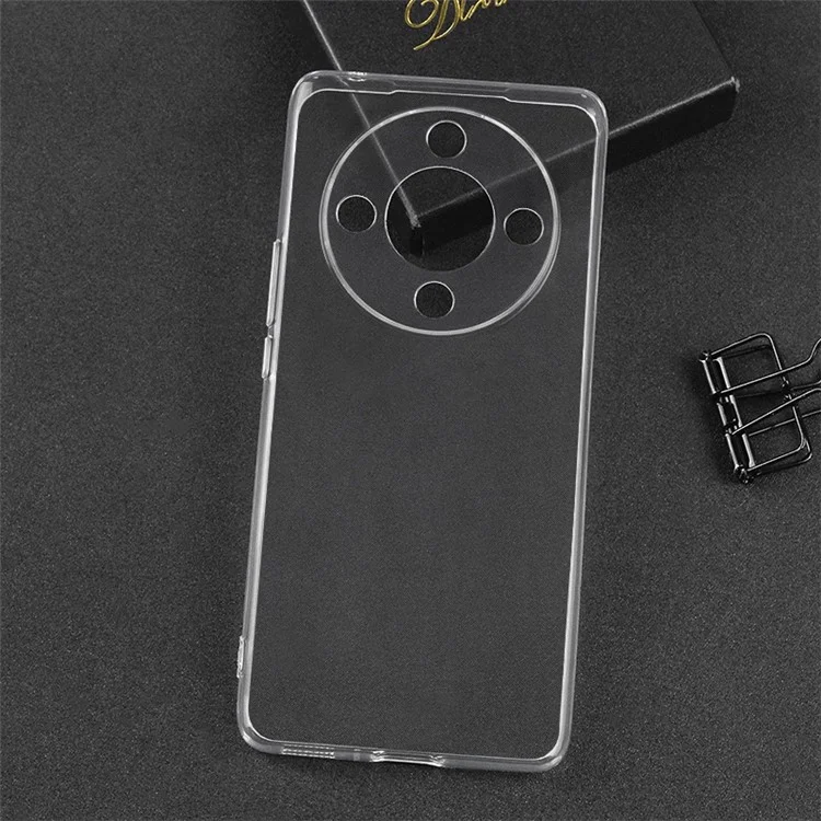 For Honor X9b 5G / Magic6 Lite 5G Case Anti-scratch Clear TPU Phone Cover (Precise Rear Lens Cutout)