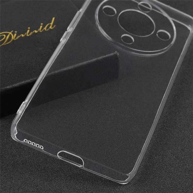 For Honor X9b 5G / Magic6 Lite 5G Case Anti-scratch Clear TPU Phone Cover (Precise Rear Lens Cutout)