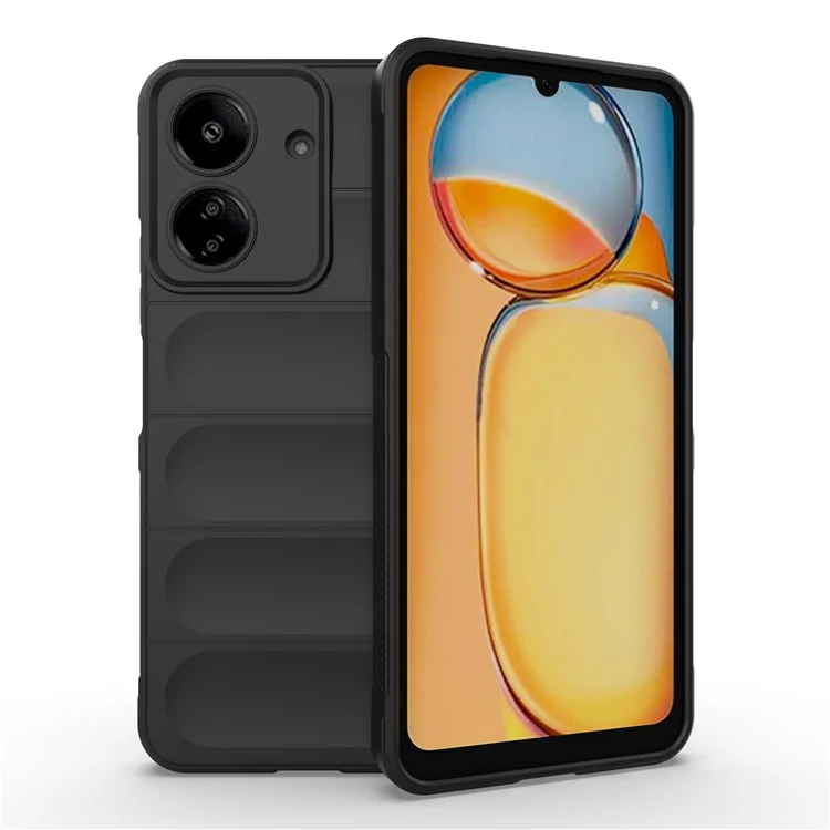 Per Xiaomi Redmi 13C 4G / Poco C65 4G Custodia Antiurto TPU Cover per Telefono - Nero
