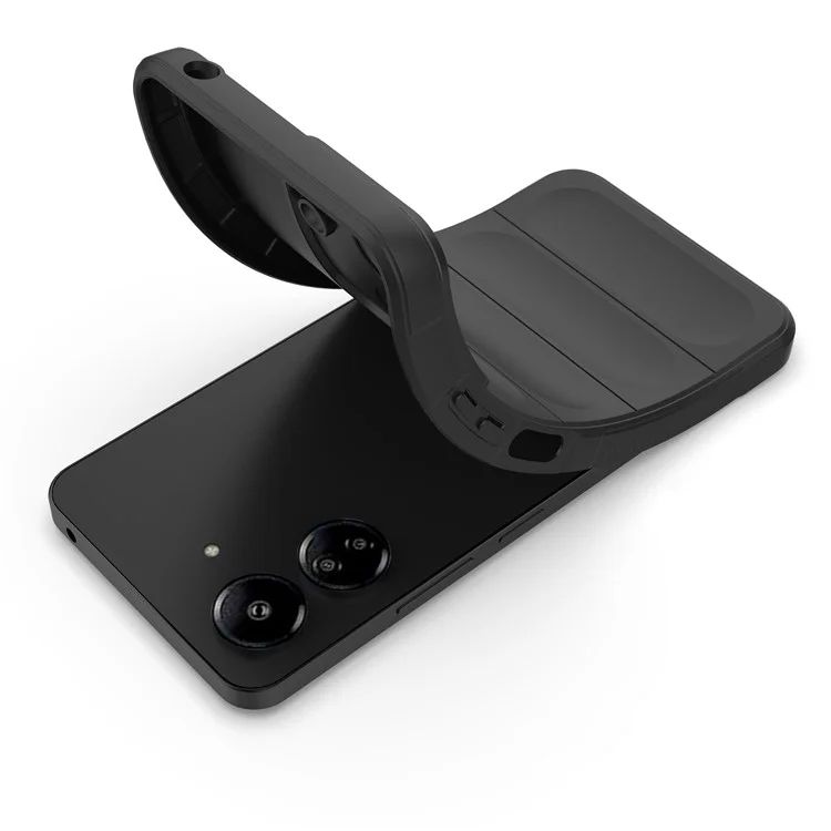 Per Xiaomi Redmi 13C 4G / Poco C65 4G Custodia Antiurto TPU Cover per Telefono - Nero