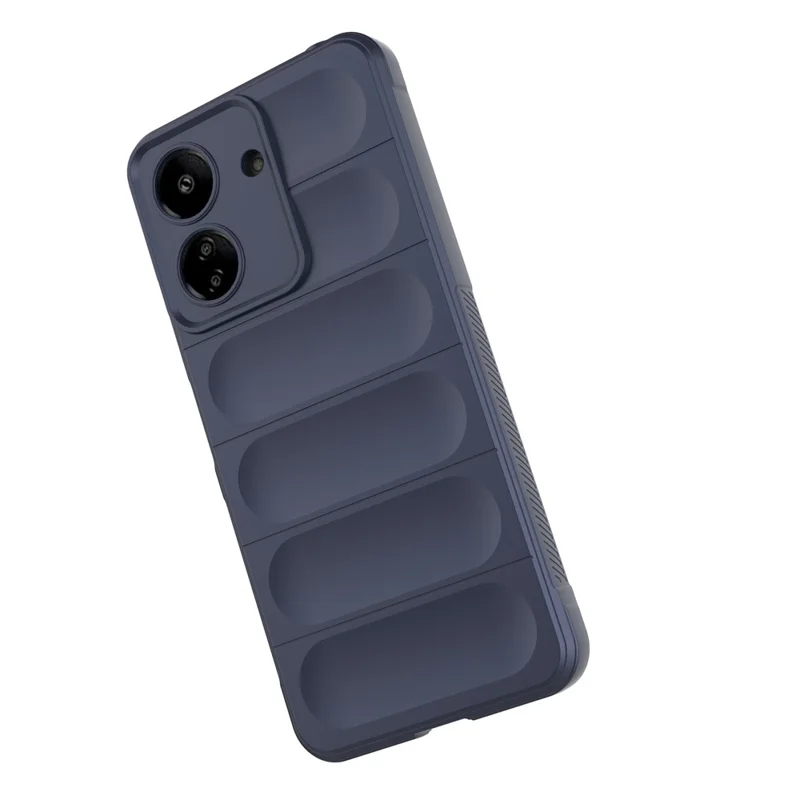 For Xiaomi Redmi 13C 4G / Poco C65 4G Case Shockproof TPU Phone Cover - Dark Blue