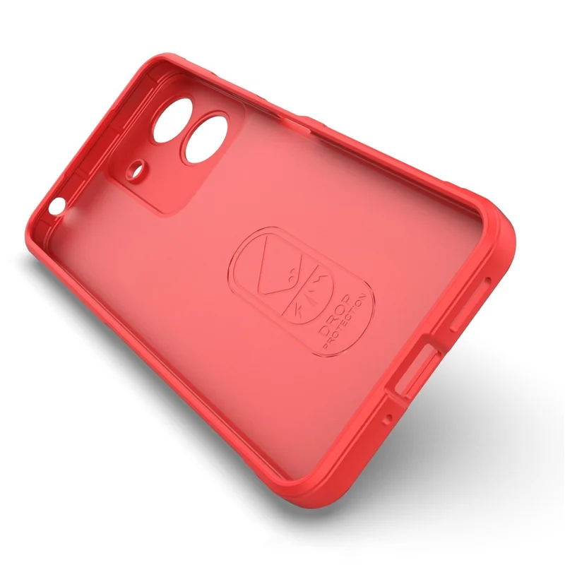 Para Xiaomi Redmi 13C 4G / Poco C65 4G Capa Resistente a Choques TPU Capa de Telefone - Vermelho
