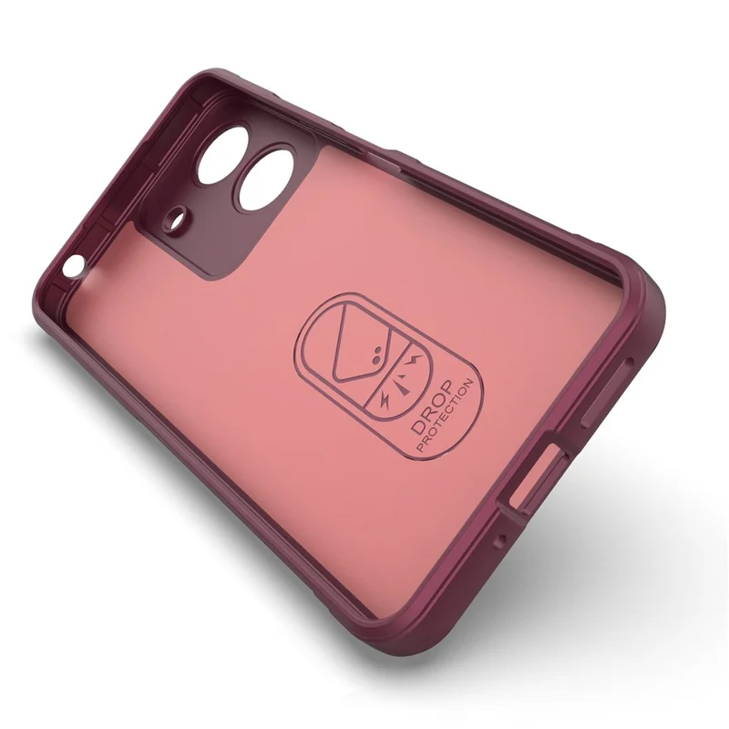 Pour Xiaomi Redmi 13C 4G / Poco C65 4G Étui - Housse de protection antichoc en TPU - Rouge vin