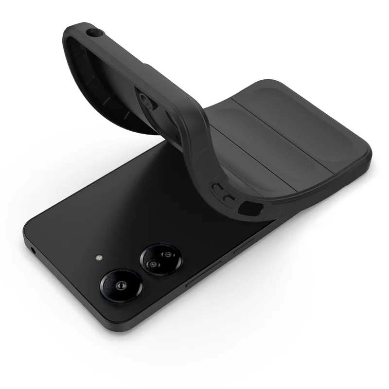 Für Xiaomi Redmi 13C 4G / Poco C65 4G - Stoßfeste TPU-Handyhülle - Hellgrau