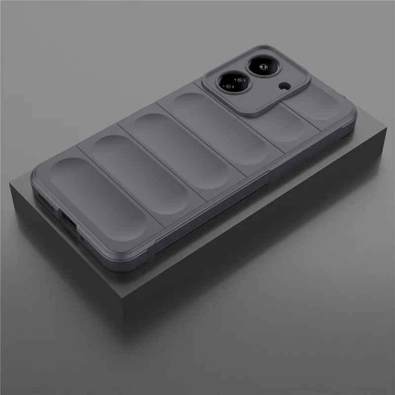 Для Xiaomi Redmi 13C 4G / Poco C65 4G Чехол Противоударный TPU Чехол для Телефона - Темно-Серый