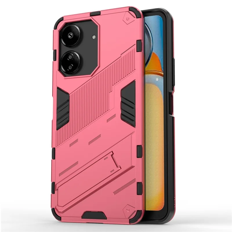 Xiaomi Redmi 13C 4G / 13C 5G / Poco C65 4G / Poco M6 5G / 13R 5G Hülle mit Ständer Schutzhülle für Smartphone - Rose