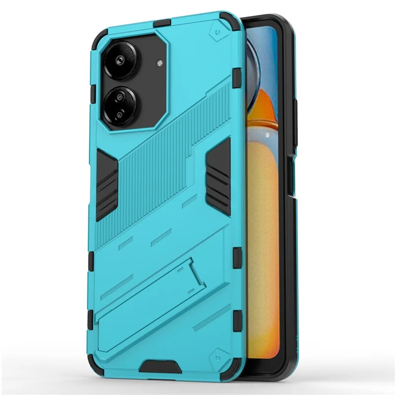 For Xiaomi Redmi 13C 4G / 13C 5G / Poco C65 4G / Poco M6 5G / 13R 5G Case Kickstand Protective Phone Cover - Baby Blue