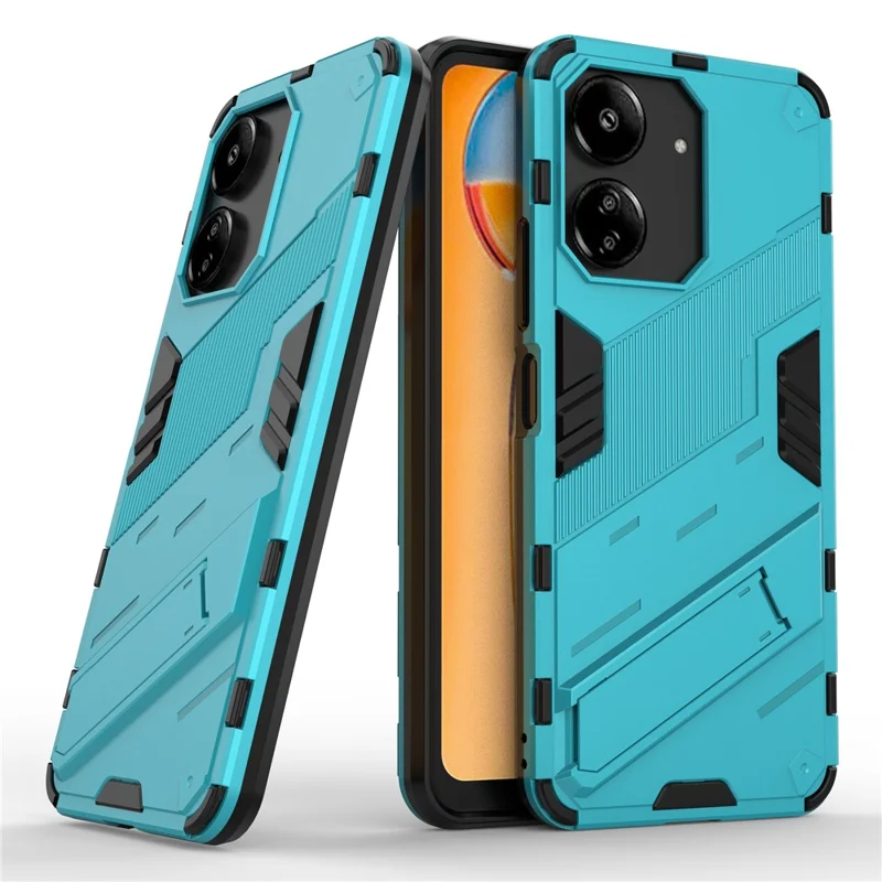 For Xiaomi Redmi 13C 4G / 13C 5G / Poco C65 4G / Poco M6 5G / 13R 5G Case Kickstand Protective Phone Cover - Baby Blue