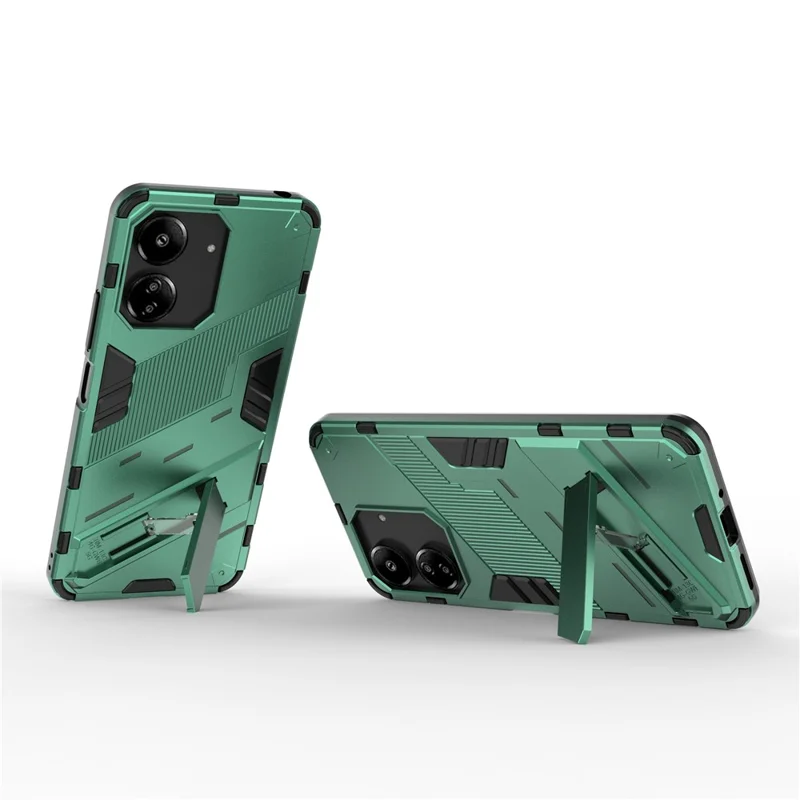 For Xiaomi Redmi 13C 4G / 13C 5G / Poco C65 4G / Poco M6 5G / 13R 5G Case Kickstand Protective Phone Cover - Green