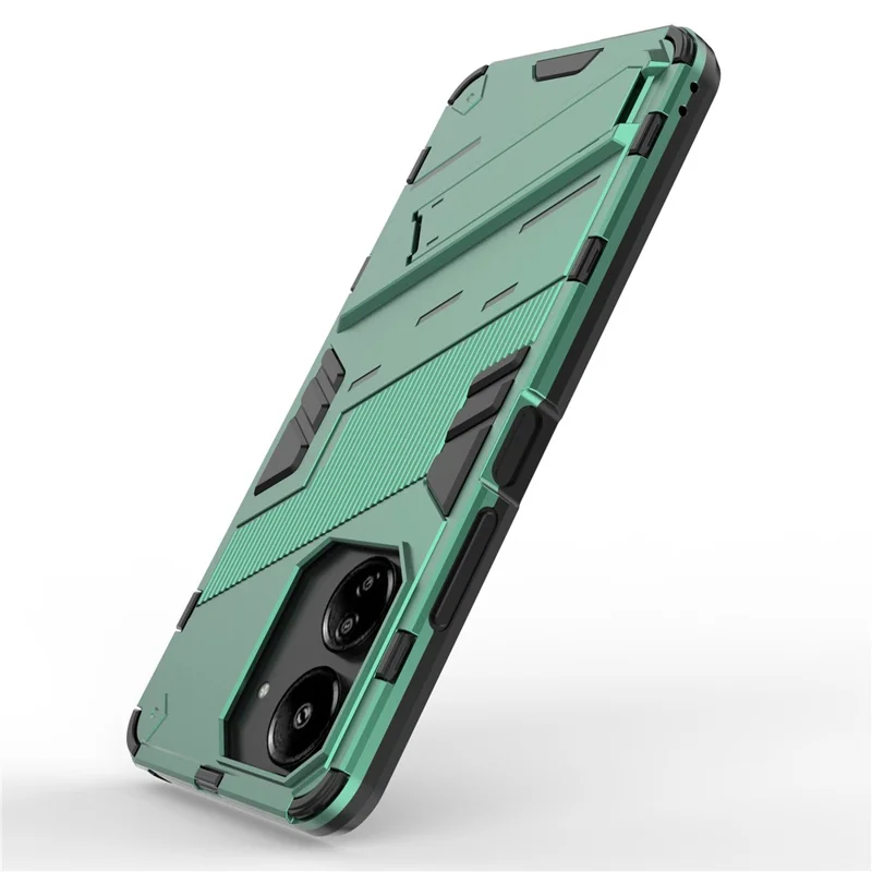 For Xiaomi Redmi 13C 4G / 13C 5G / Poco C65 4G / Poco M6 5G / 13R 5G Case Kickstand Protective Phone Cover - Green