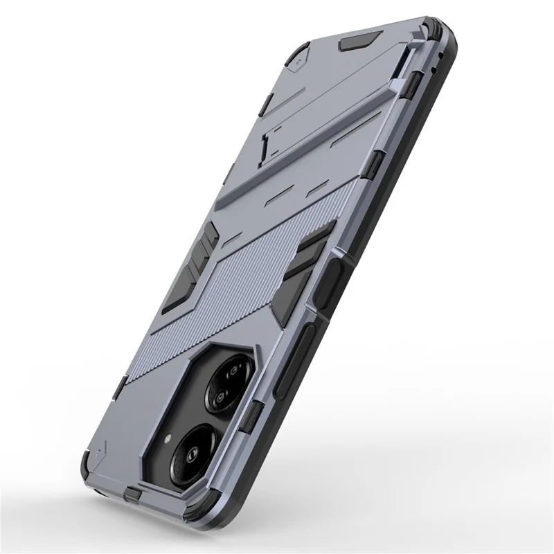 Xiaomi Redmi 13C 4G / 13C 5G / Poco C65 4G / Poco M6 5G / 13R 5G Case Kickstand Protective Phone Cover - Grey