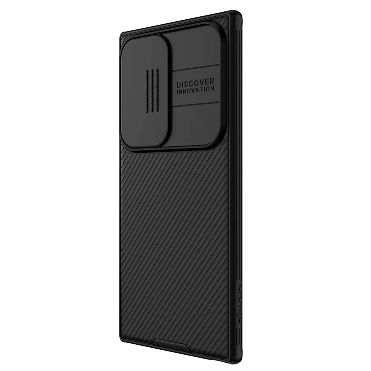 Nillkin Camshield Pro Case Para Samsung Galaxy S24 Ultra Caso Caso Magnético Tampa Com Tampa da Câmera Deslizante - Preto