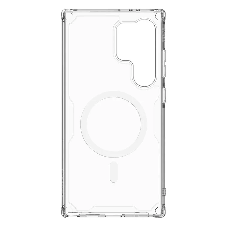 NILLKIN Nature Pro Series per Samsung Galaxy S24 Ultra Magnetic Case Compatibile con MagSafe - Trasparente