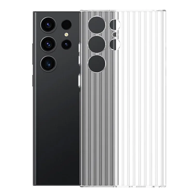 For Samsung Galaxy S24 Ultra Phone Case Hard PC Rugged Back Cover - Transparent / Clear