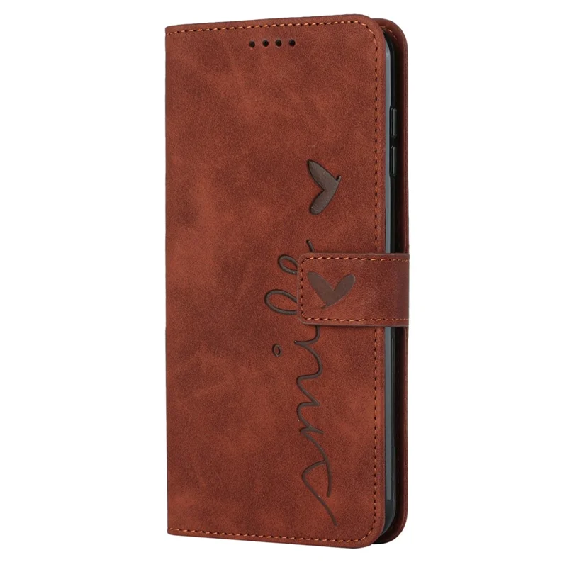 Para Samsung Galaxy A05 4G Case Stand Wallet PU Leather Cell Phone Cover - Brown
