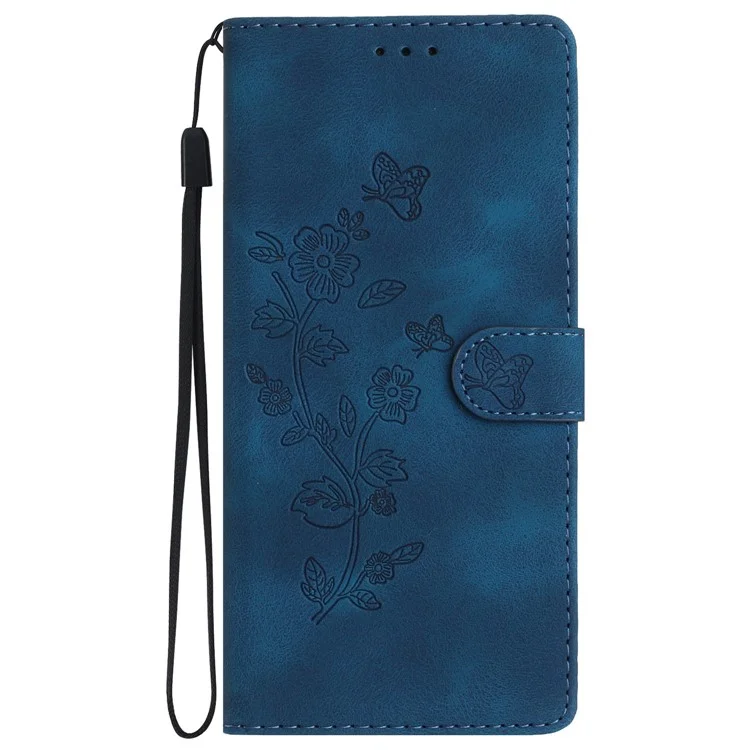 Pour Samsung Galaxy S24 Ultra Case PU Cuir Support Housse de téléphone Magnétique Coque Portefeuille - Bleu