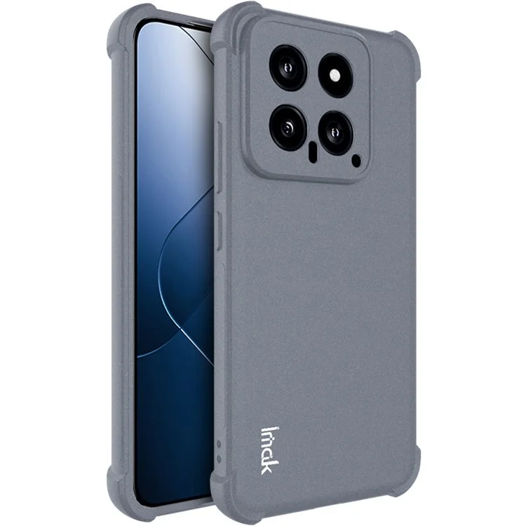 IMAK For Xiaomi 14 Case Anti-drop Airbag Corner TPU Phone Back Shell - Grey
