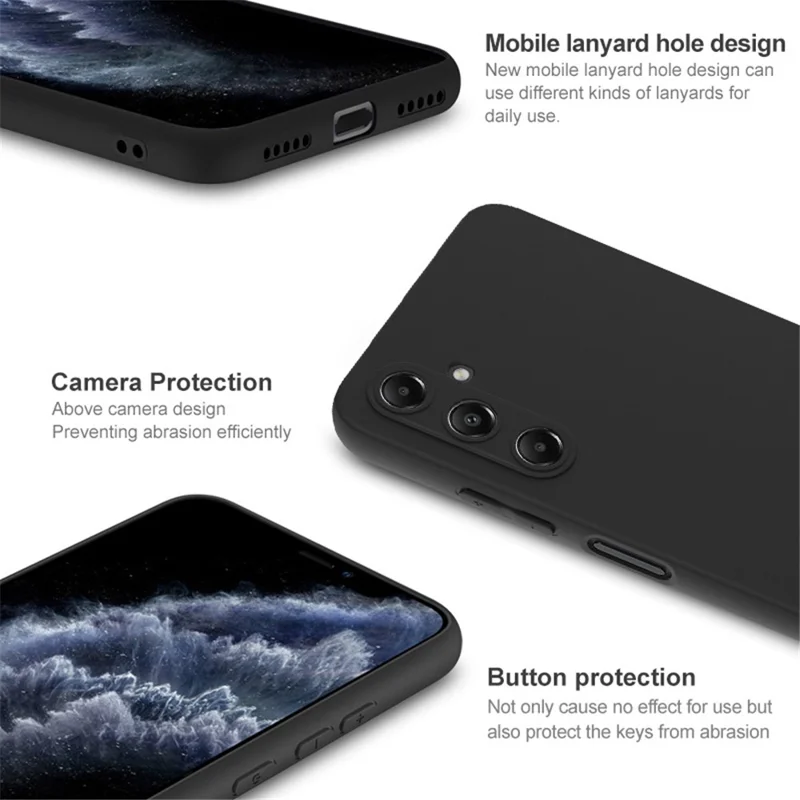 IMAK UC-3 Série Para Samsung Galaxy A05s 4G Case Anti-fingerprint TPU Phone Case