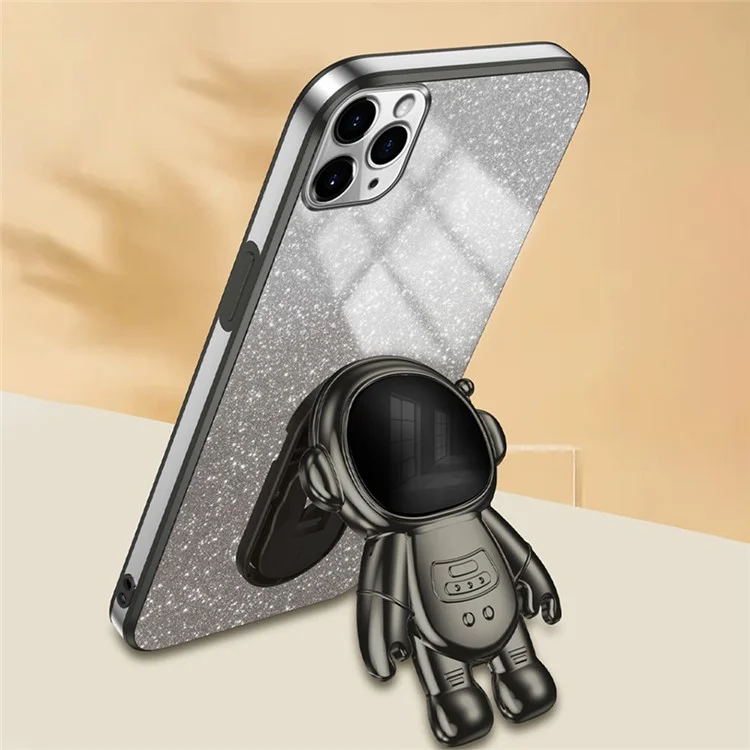 Чехол для iPhone 11 Pro с защитой от царапин и подставкой, из поликарбоната и термопластичного полиуретана - черный