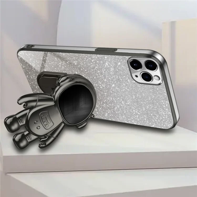 Чехол для iPhone 11 Pro с защитой от царапин и подставкой, из поликарбоната и термопластичного полиуретана - черный