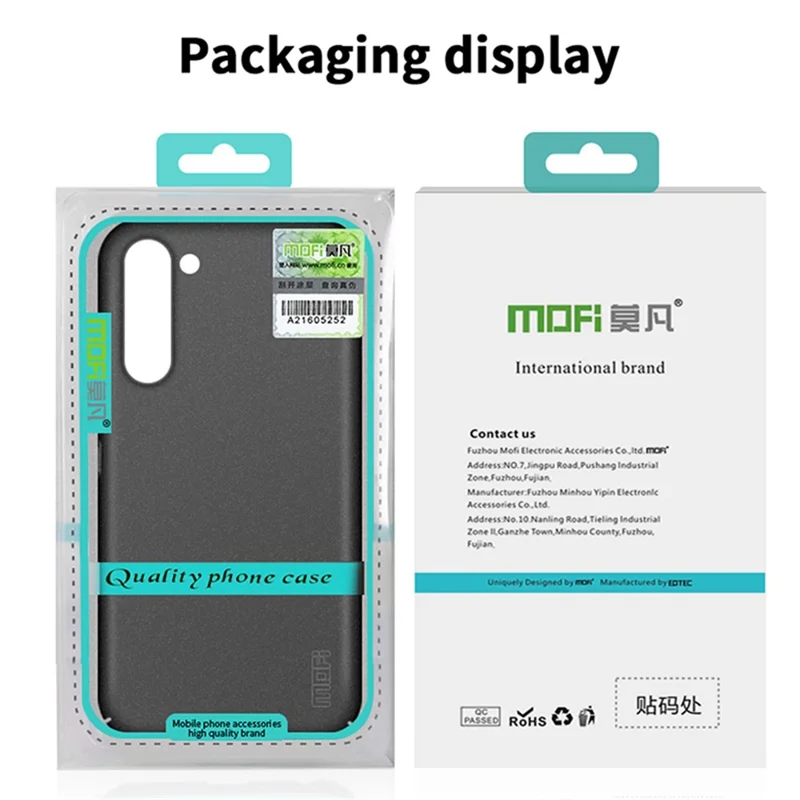 Capa Matte Series MOFI Shield para Samsung Galaxy S24+ - Preta