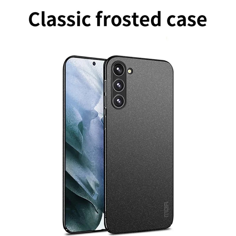 Capa Rígida de PC Slim da Série Fosca MOFI Shield para Samsung Galaxy S24+, Azul