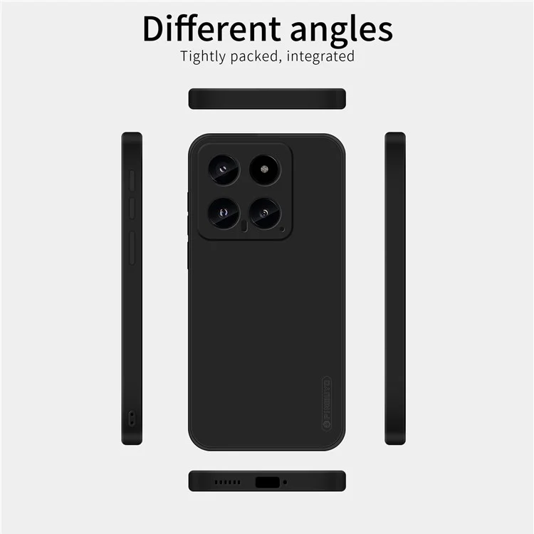 PINWUYO JK Touching Series for Xiaomi 14 Case Soft TPU Smartphone Protector - Navy Blue