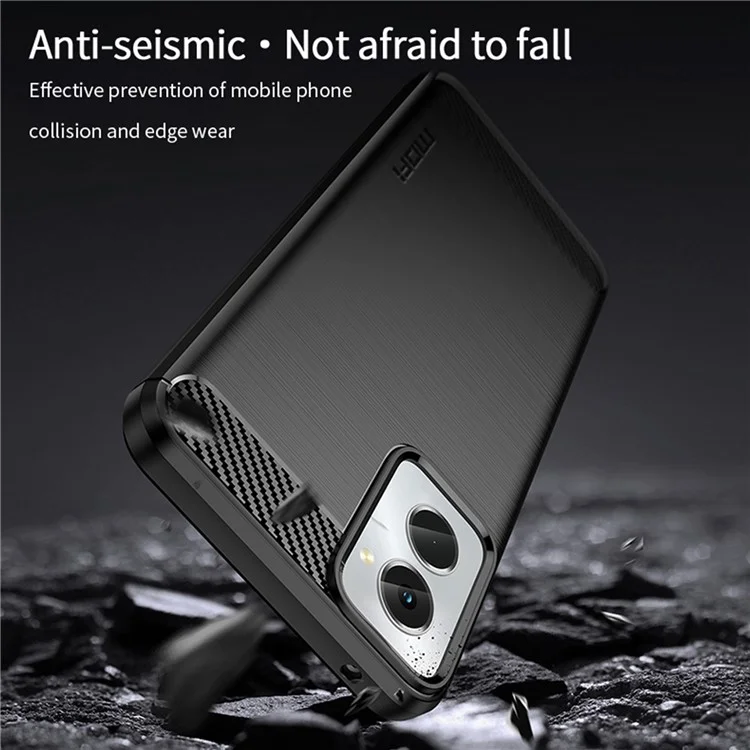 MOFI JK TPU Series-1 für Motorola Moto G Power (2024) Hülle Gebürstetes TPU Handyhülle - Schwarz