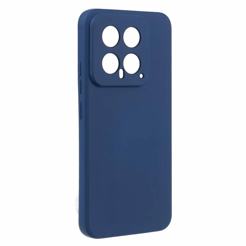 For Xiaomi 14 Case Fiber Lining Rubberized TPU Protective Phone Cover - Sapphire