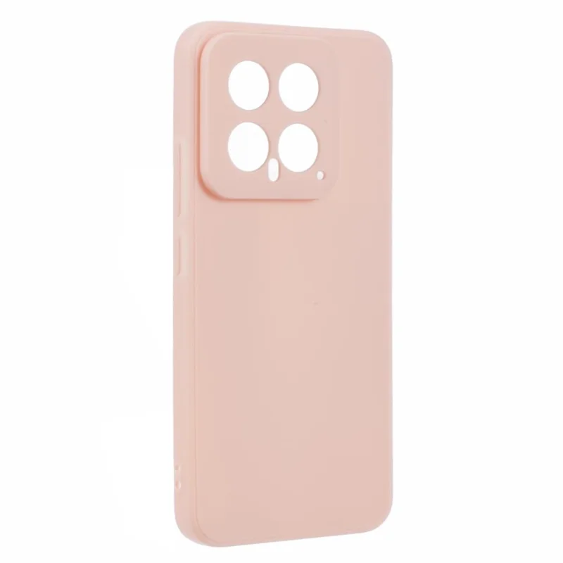For Xiaomi 14 TPU Case Anti-scratch Straight Edge Phone Cover - Pink