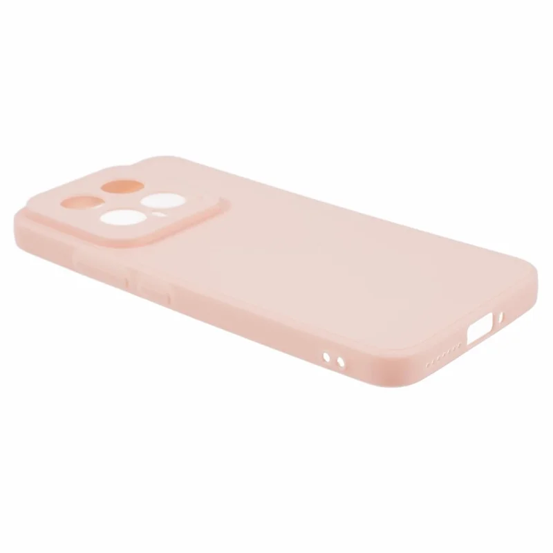 For Xiaomi 14 TPU Case Anti-scratch Straight Edge Phone Cover - Pink