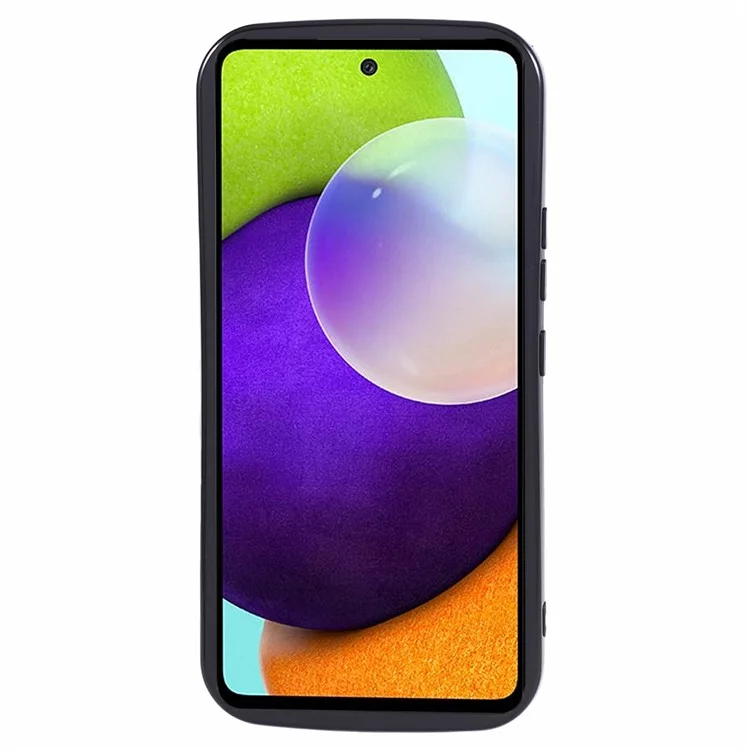 Série YX pour Samsung Galaxy A52 4G / A52 5G / A52s 5G Étui TPU Forme de Vague Découpe Précise Housse de Téléphone - Noir