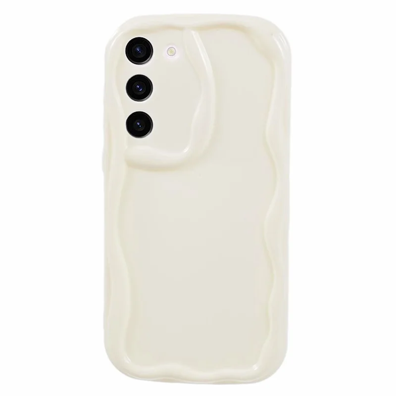 Obudowa YX Series do Samsung Galaxy S21 5G / 4G z precyzyjnymi wycięciami, falowana tylna pokrywa - Biała