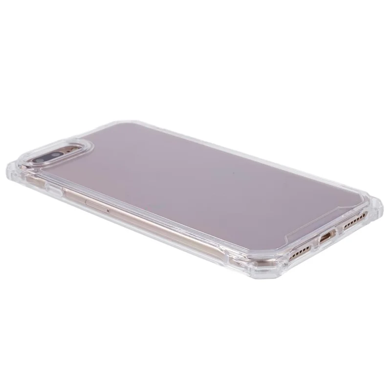 Funda para iPhone 7 Plus / 8 Plus / 6 Plus / 6s Plus Cuatro esquinas antiextracción Cubierta de teléfono transparente