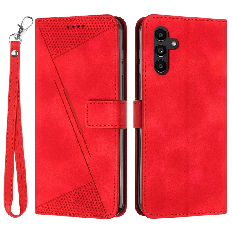 For Samsung Galaxy A05s 4G Case Stand Wallet Leather Phone Cover - Red
