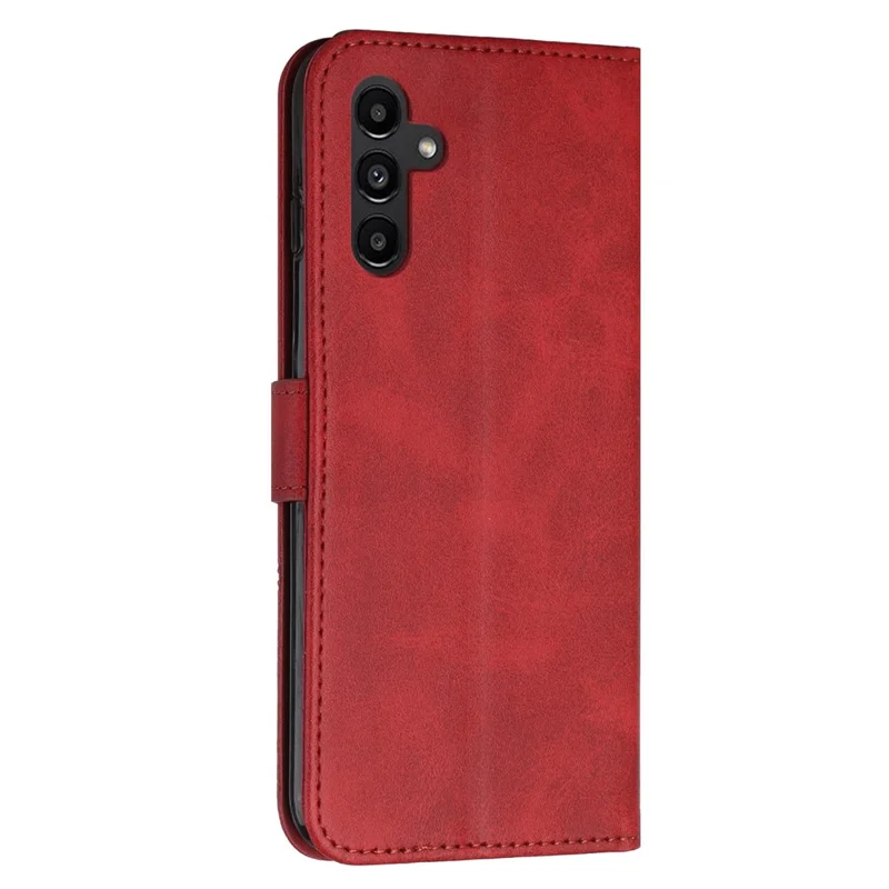 For Samsung Galaxy A05s 4G Case PU Leather Protective Phone Cover - Red