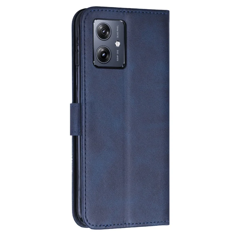 For Motorola Moto G54 5G Case Wallet Stand Full Protection Phone Cover - Sapphire