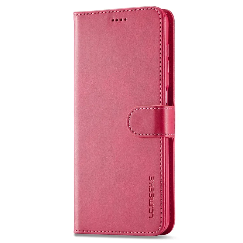 LC.IMEEKE For Samsung Galaxy A15 5G / A15 4G Case Anti-Drop Leather Wallet Phone Cover - Rose