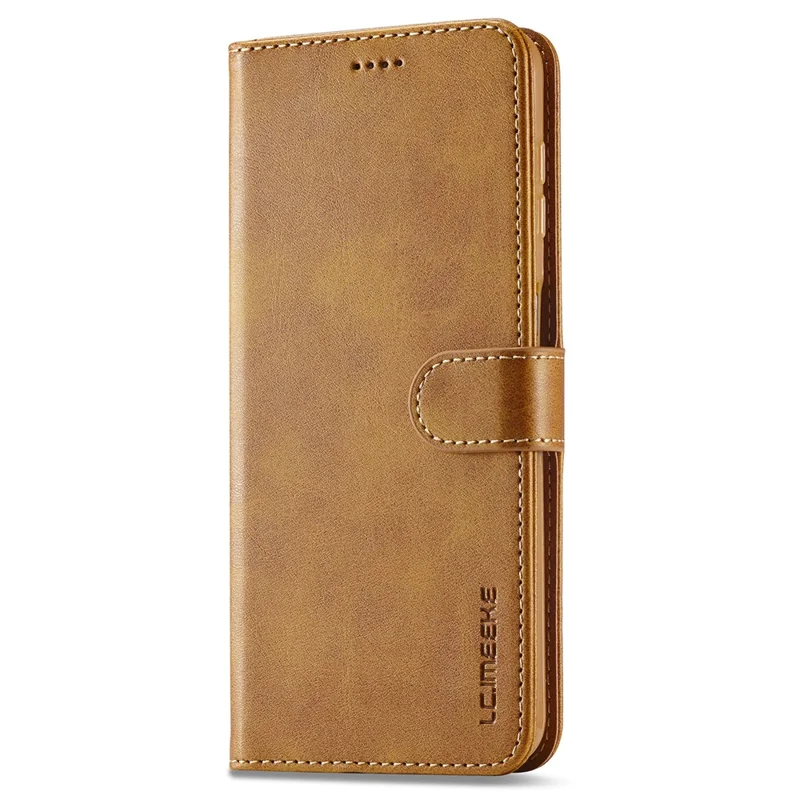 LC.IMEEKE For Samsung Galaxy A15 5G / A15 4G Case Anti-Drop Leather Wallet Phone Cover - Yellow